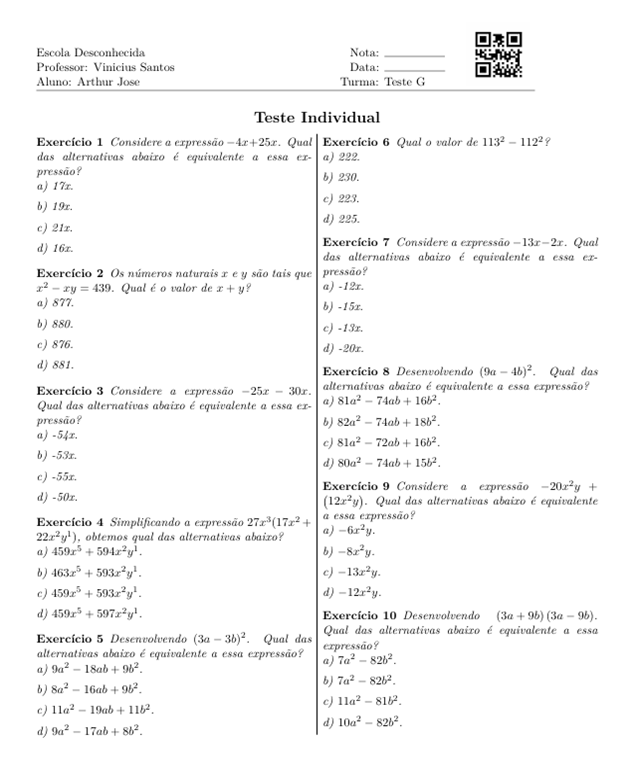 Correção Digitalizada